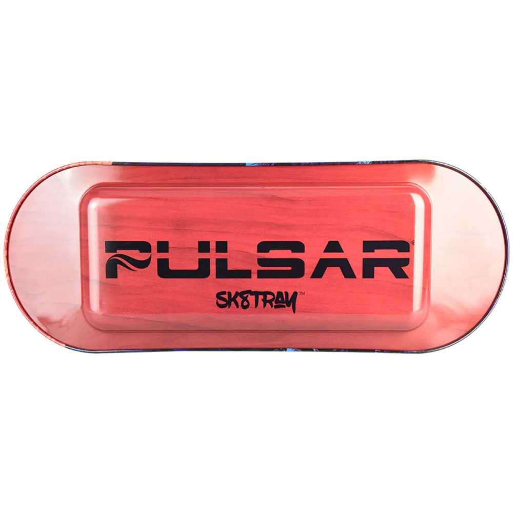 Rolltablett + Deckel SK8Tray "Great Awakening" Pulsar Tablett zum Rollen