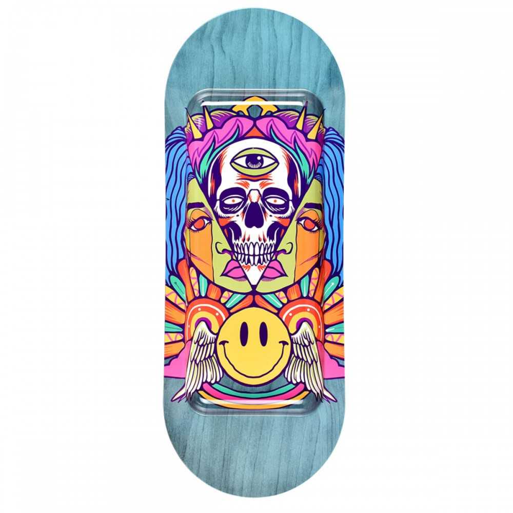 Tablett zum Rollen + Deckel SK8Tray "Trippin" Pulsar Tablett zum Rollen