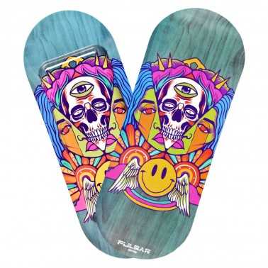 Plateau à rouler + couvercle SK8Tray "Trippin" Pulsar Plateau à rouler