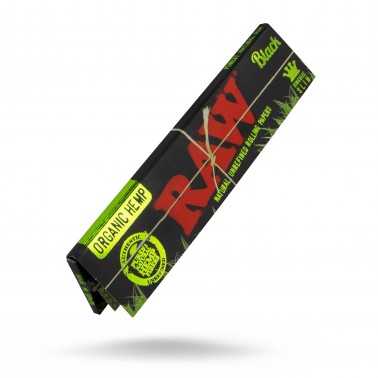 Blatt Raw Black Organic Hemp King Size Slim RAW Raucherzubehör