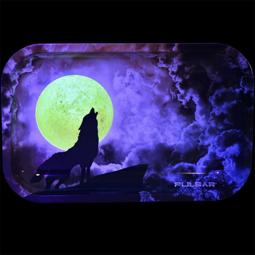 Tablett zum Rollen Pulsar "Howl at the Clouds" Glow in the dark Pulsar Tablett zum Rollen