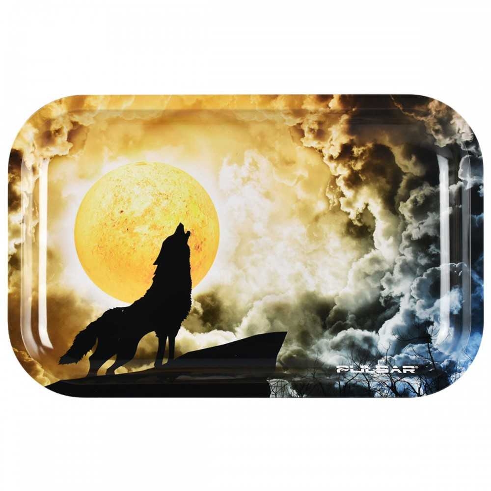 Tablett zum Rollen Pulsar "Howl at the Clouds" Glow in the dark Pulsar Tablett zum Rollen