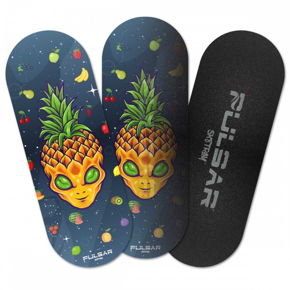 Rolltablett + Deckel SK8Tray 3D "Pinealien" Pulsar Tablett zum Rollen
