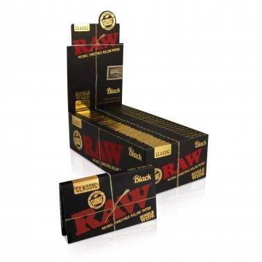box Raw Black Single Wide 1/2 RAW Blatt zum Rollen