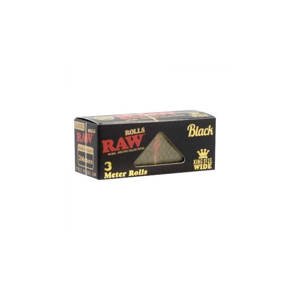 Carton Rolls Raw Black King Size 3m RAW Produits