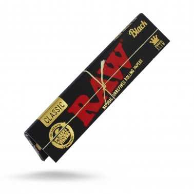 Raw Black King Size Slim Sheet RAW Smoking accessories