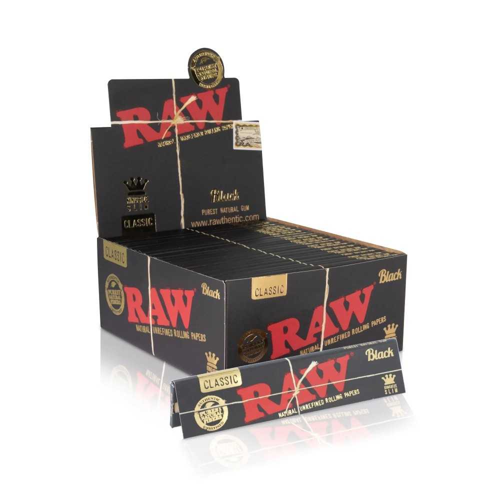 Feuille Raw Black King Size Slim RAW Accessoires fumeurs