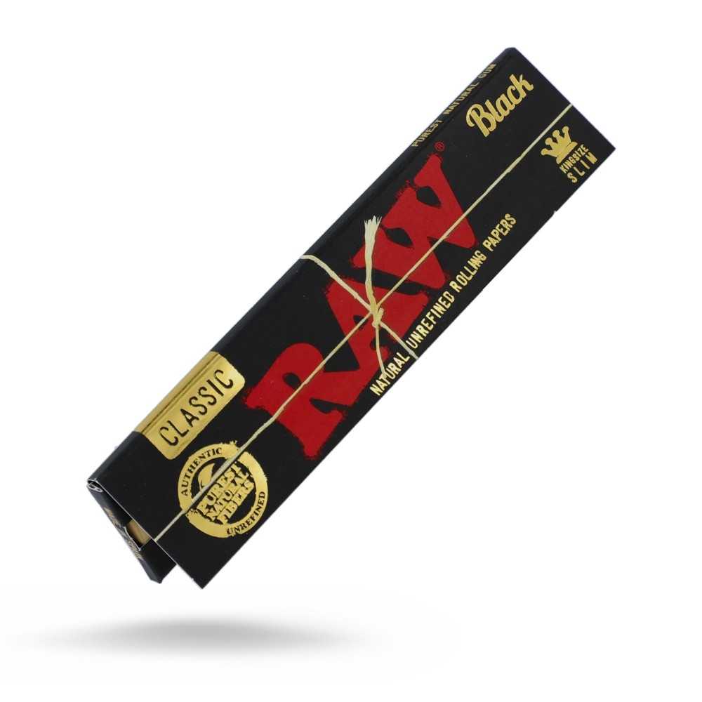 BOX Raw Black King Size Slim RAW Blatt zum Rollen