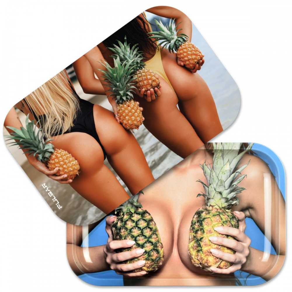 Rolltablett "Pineapples" Pulsar Tablett zum Rollen
