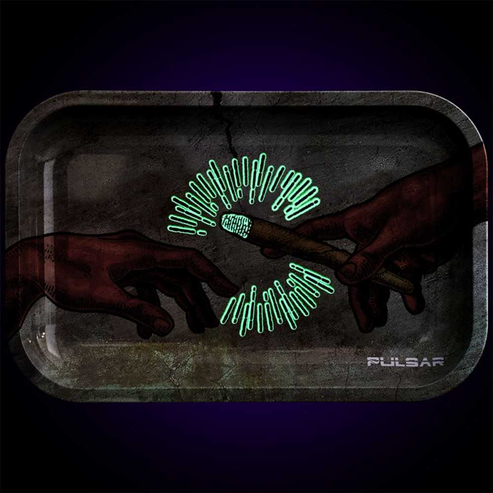 Rollbrett "Creation of Passage" Glow in the dark Pulsar Tablett zum Rollen