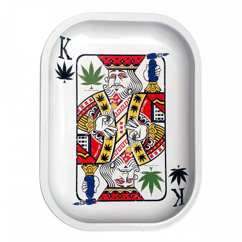 Rolltablett "King Dab" Mini Pulsar Tablett zum Rollen
