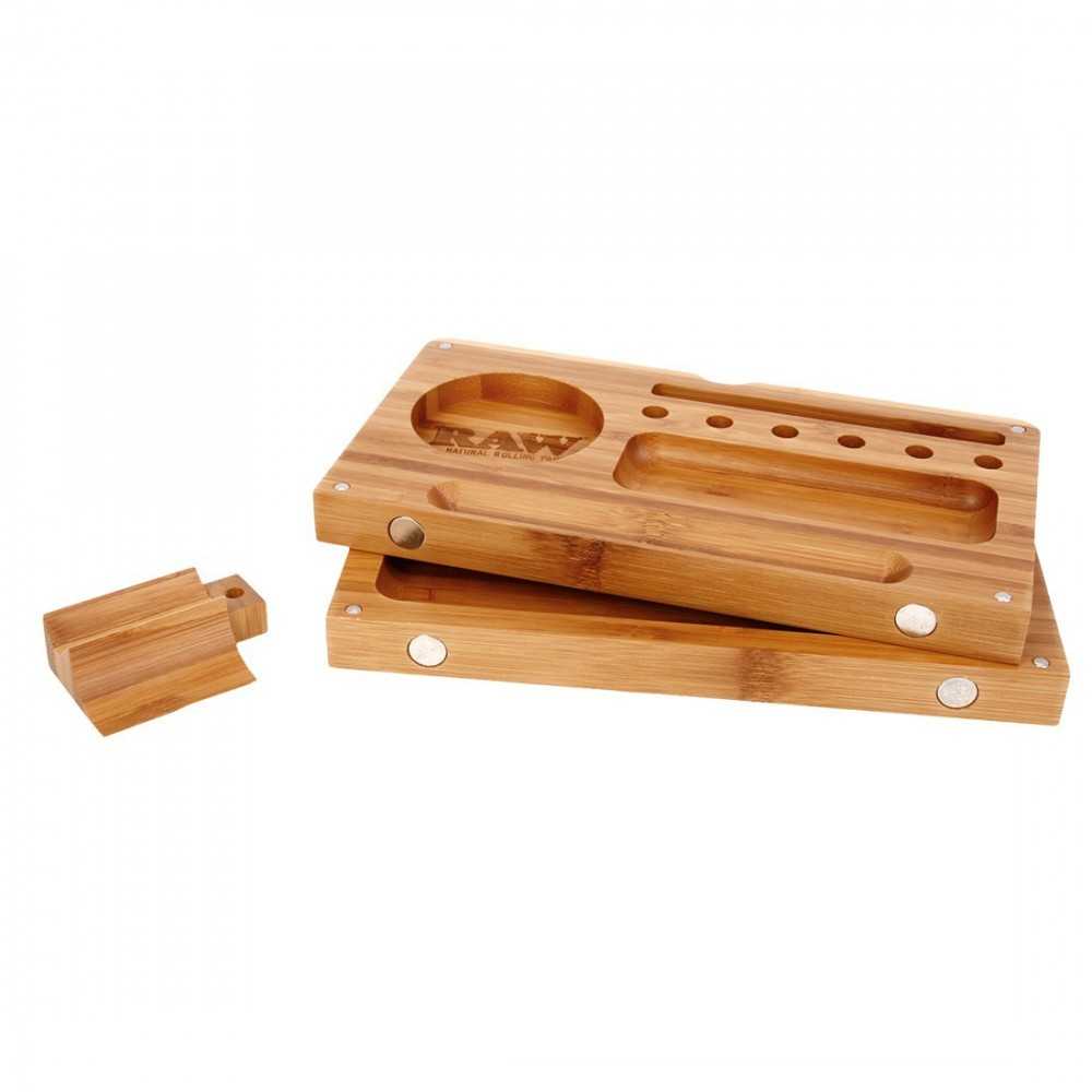 Magnetisches Holz-Rollbrett Back Flip RAW Tablett zum Rollen