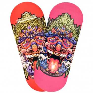 Rolltablett + Deckel SK8Tray 3D Lid "Kush Native" Pulsar Tablett zum Rollen