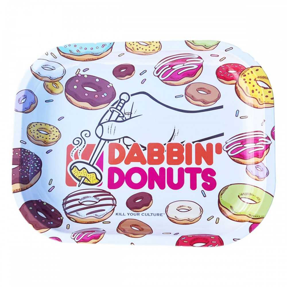 Rolltablett Kill Your Culture Dabbin Donuts Mini Kill your culture Tablett zum Rollen