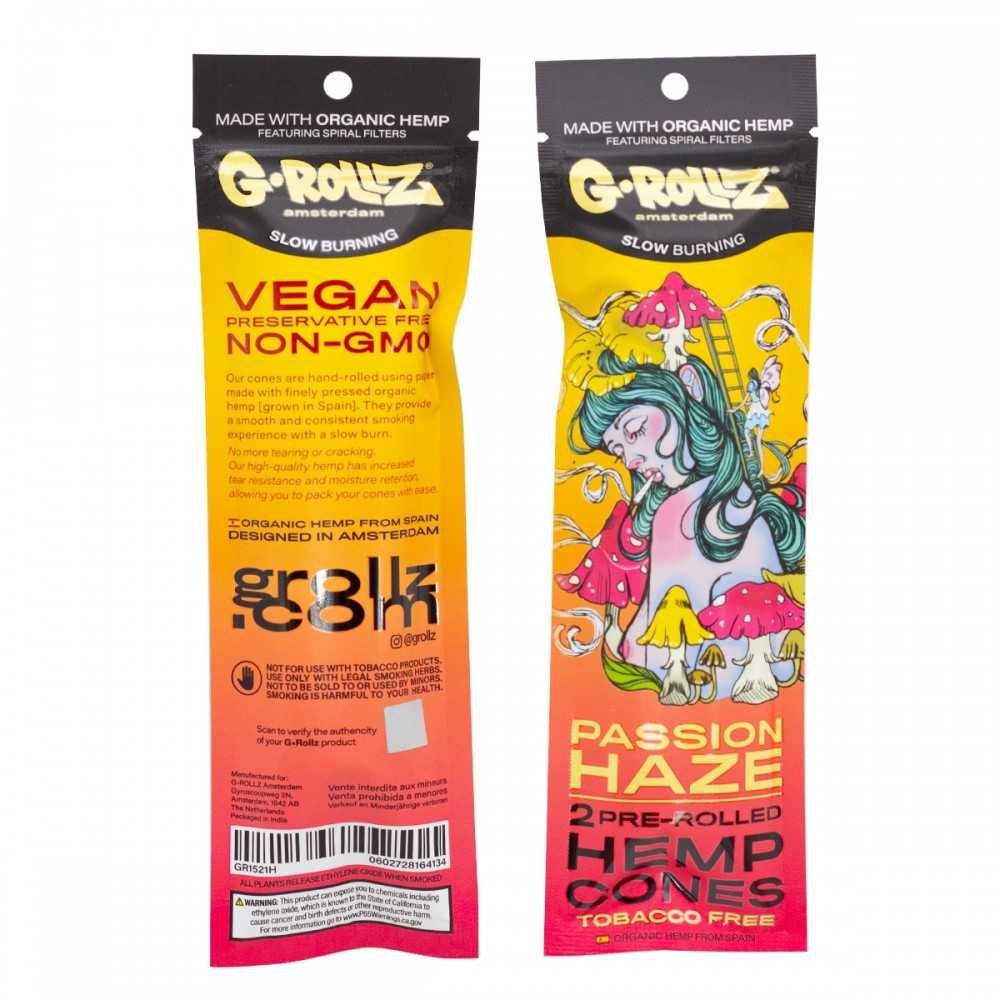 G-ROLLZ Terpene Infused Cones "Passion Haze Flavored" G-Rollz Produkte