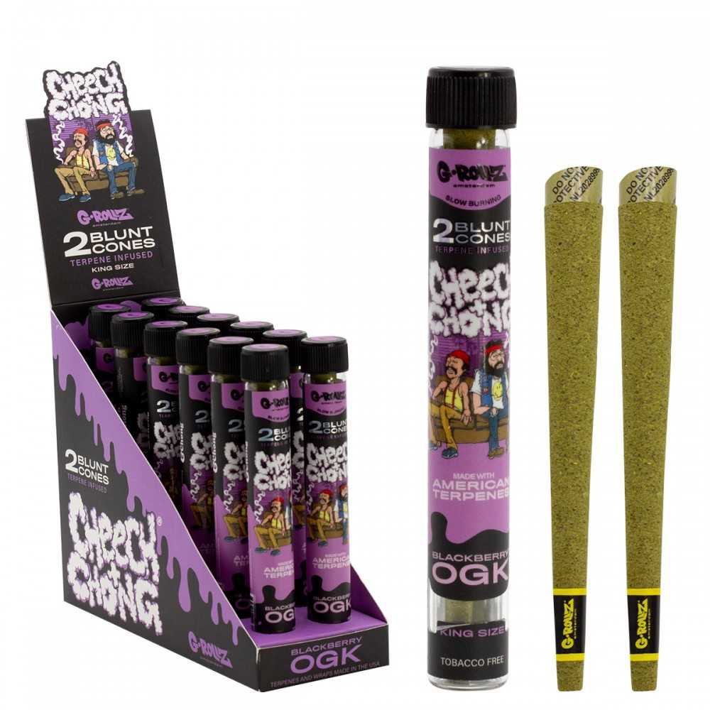 G-ROLLZ Coni infusi di terpeni Cheech & Chong Mora OGK G-Rollz Prodotti
