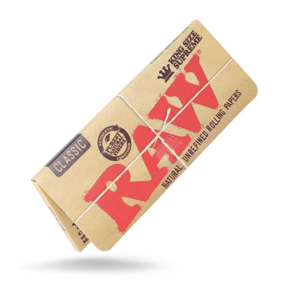 Scatola di Raw King Size "Supreme" (40 confezioni) RAW Foglio di laminazione