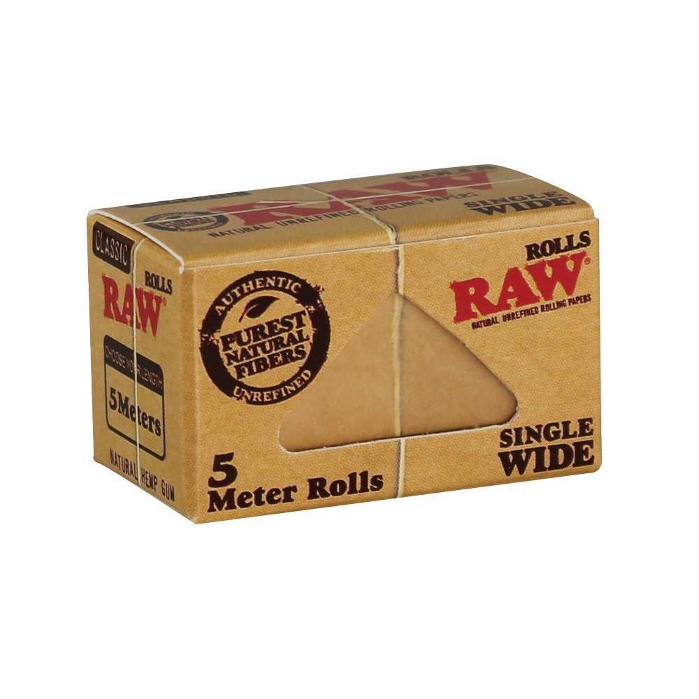 Carton de Raw Rolls single wide (24 pièces) RAW Feuille à rouler