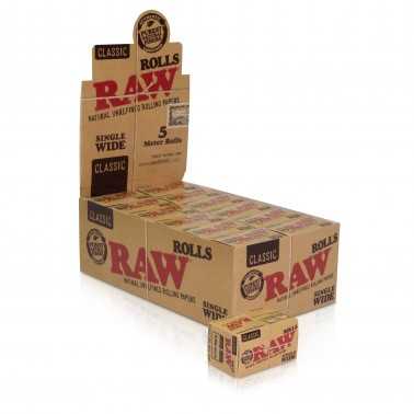 Carton of Raw Rolls single wide (24 pieces) RAW Rolling sheet