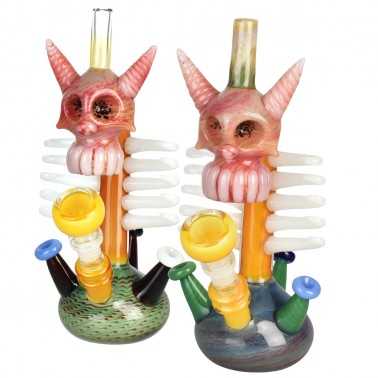 Bong Pulsar Demonic Skull & Shrooms 14mm F (1 Stück) Pulsar Produkte