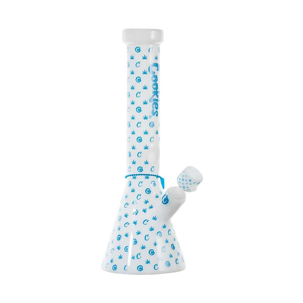 V Beaker Glass Bong White Cookies Produkte