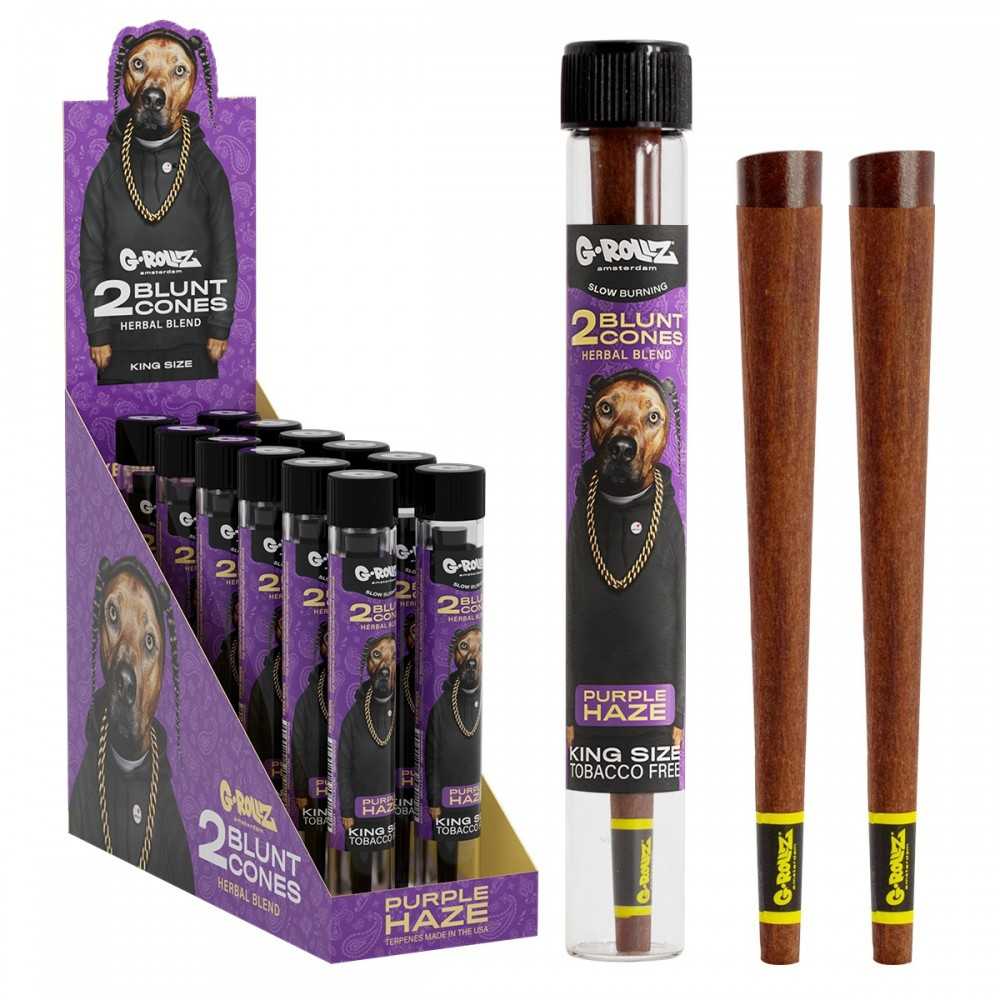 G-Rollz Terpene Infused Cones The Dog "Purple Haze G-Rollz Products