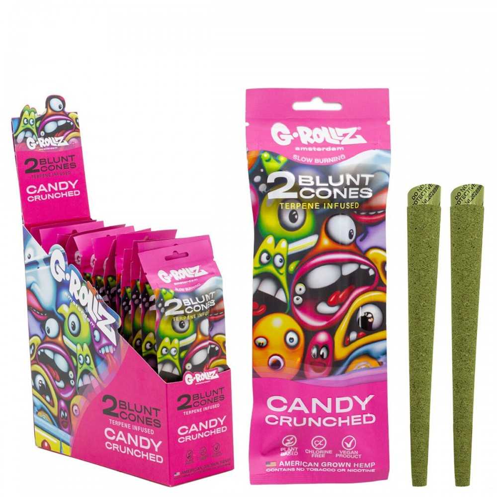 G-Rollz Terpene Infused Cones "Candy Crunched" G-Rollz Produits