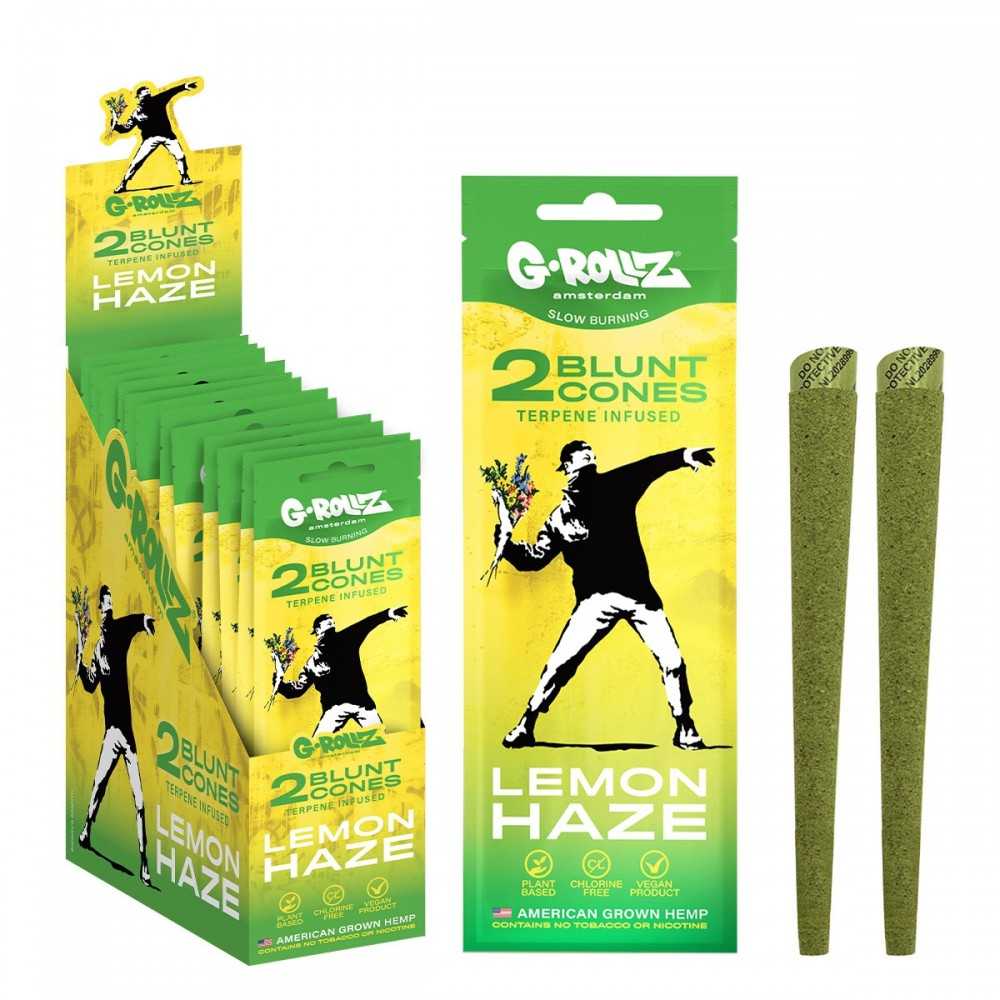 G-ROLLZ Terpene Infused Cones Banksy's "Lemon Haze" G-Rollz Produits