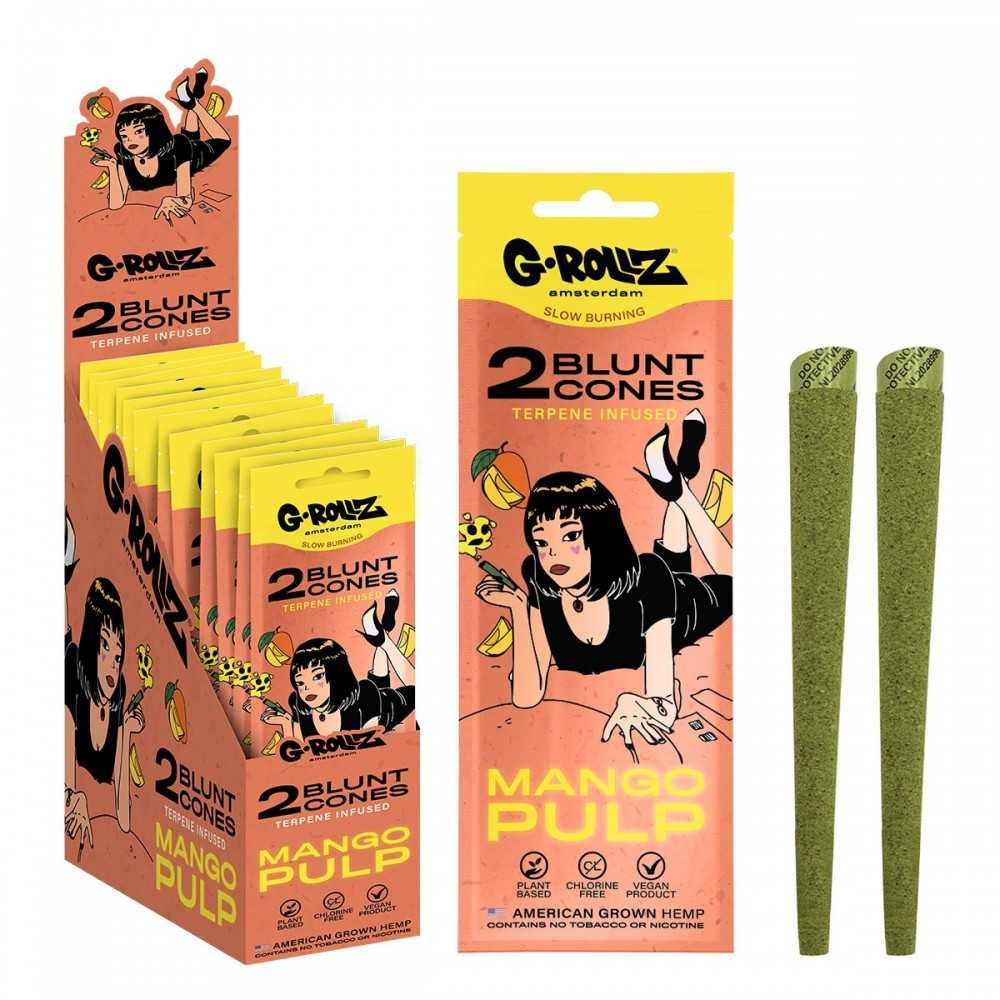 G-Rollz Coni infusi di terpeni "Polpa di mango G-Rollz Prodotti