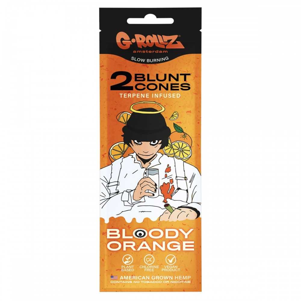 G-Rollz Terpene Infused Cones "Bloody Orange" G-Rollz Produits