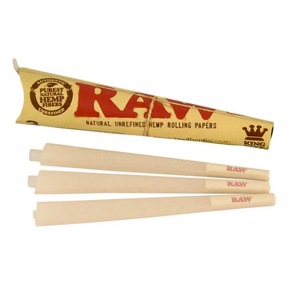 Raw cone 3 King Size Slim vorgerollt RAW Produkte