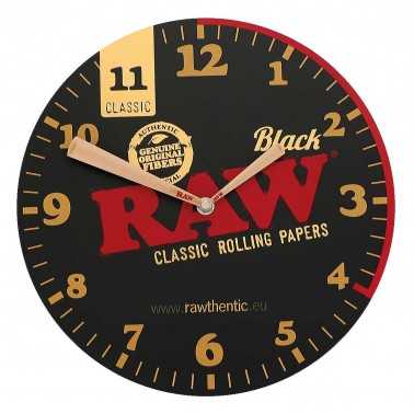 RAW BLACK WALL CLOCK RAW Verschiedene