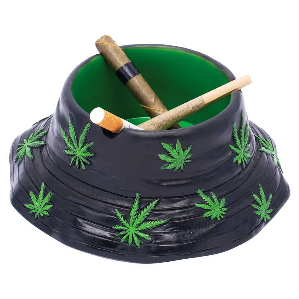 Green Leaf Bucket Hat ashtray Fujima Products