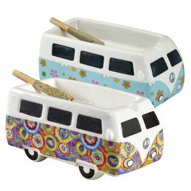 Aschenbecher Vintage Hippie Bus Ceramic Fujima Produkte