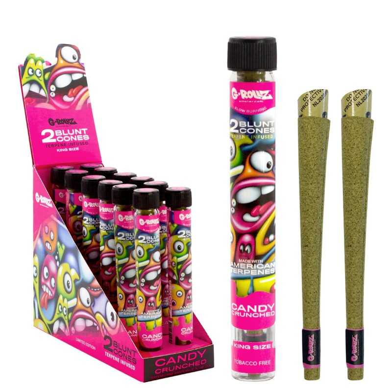 G-Rollz Terpene Infused Cones 'Candy Crunched' (Zapfen) G-Rollz Produkte