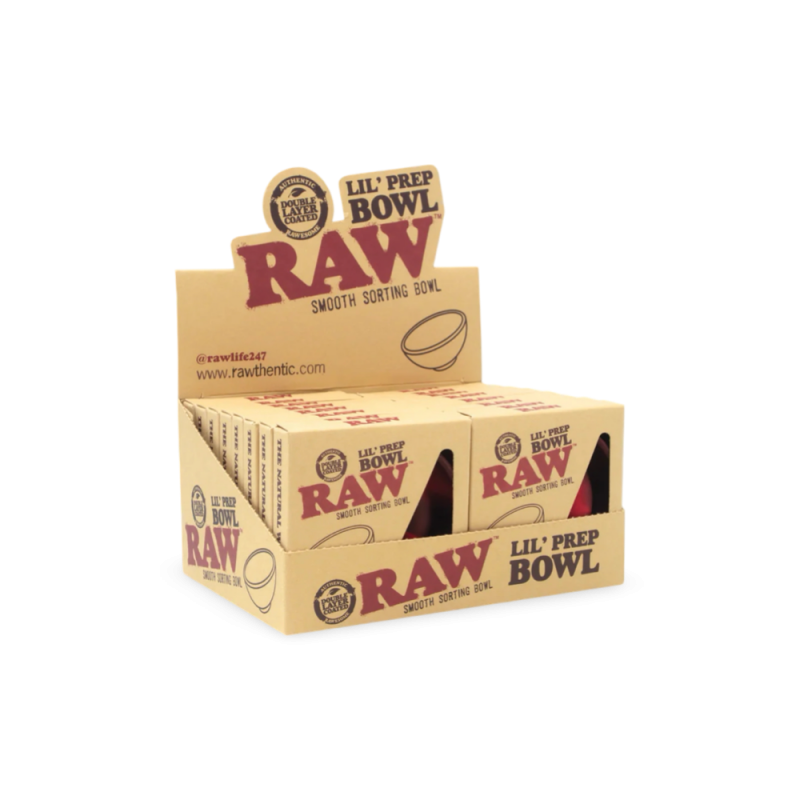 Raw Lil' Prep Bowl rolling tray RAW Rolling tray