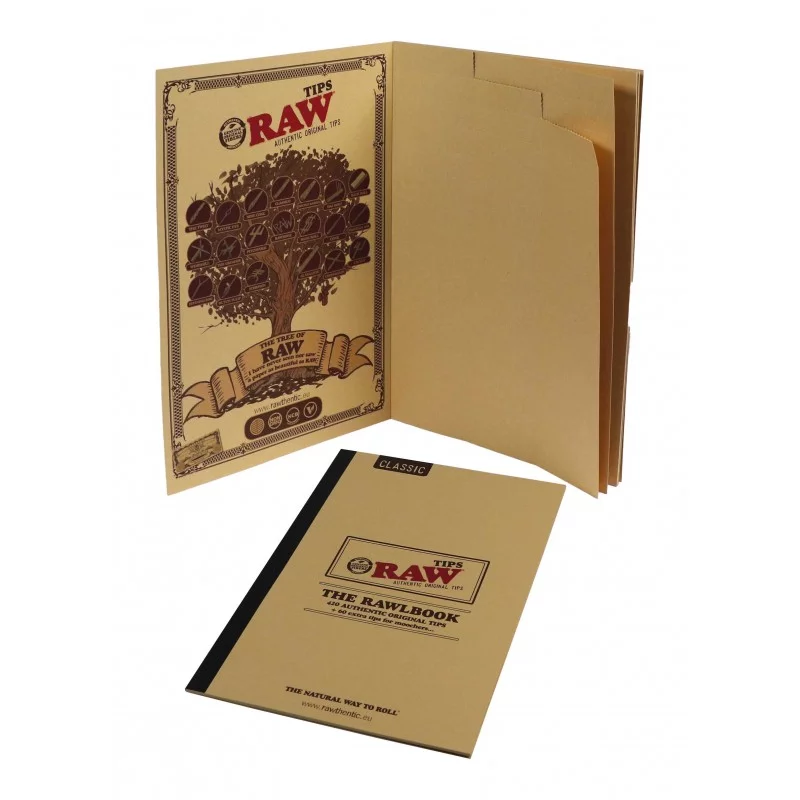 Heft RAWLBOOK mit 420+60 Filtern RAW Filter (Aktivkohle, Pappe, Zellulose und andere)