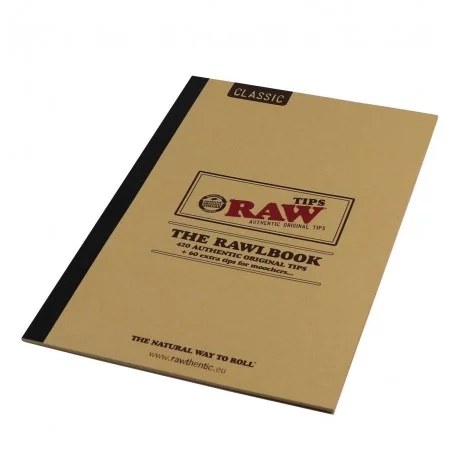 Notebook RAWLBOOK with 420+60 filters RAW Filters (activated carbon, cardboard, cellulose and others)