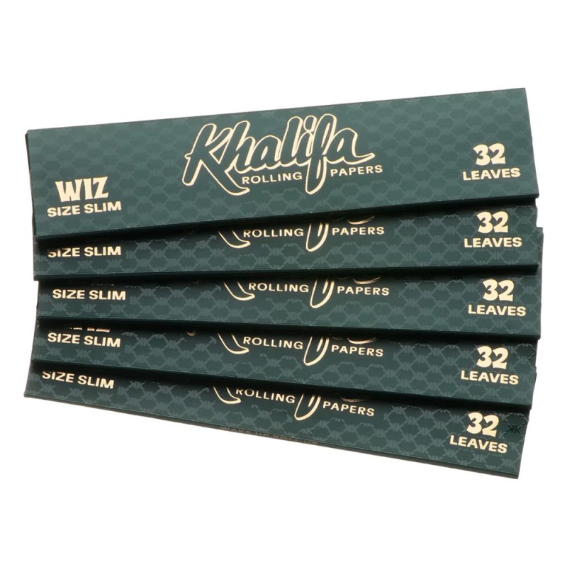 Carte da rollare Wiz Khalifa Carte da rollare King Size Slim Khalifa Rolling Papers Prodotti