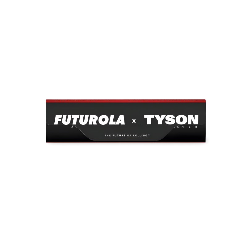 Feuille à rouler Tyson 2.0 X Futurola King Size Slim + Filtres Futurola Feuille à rouler