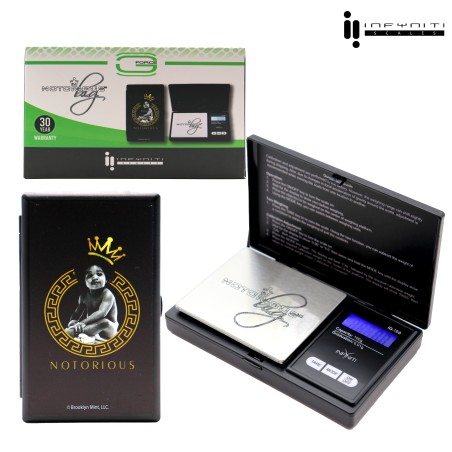 Digitale Waage "BIGGIE G-Force" 100g X 0.01g Infinity SmokeShop-Waagen
