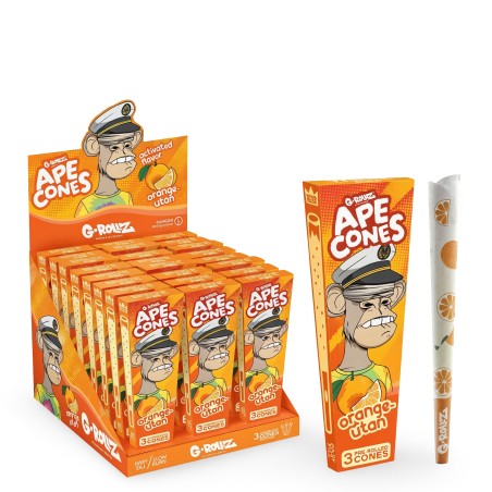 G-Rollz Ape Cones "Orange-utan" 3 Pop Cones G-Rollz Produkte