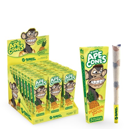 G-Rollz Ape Cones "Pineapple Punch" 3 Pop Cones Pre-Roll G-Rollz Produkte