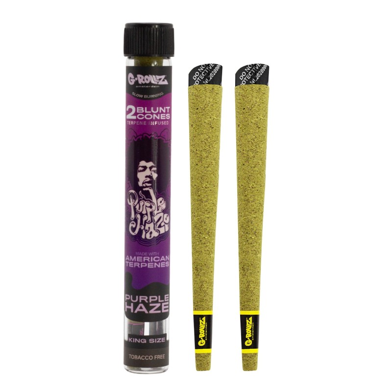 G-Rollz Terpene Infused Cones "Purple Haze" (Blauregen) G-Rollz Produkte
