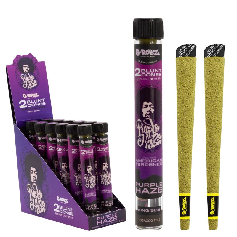 G-Rollz Terpene Infused Cones "Purple Haze G-Rollz Products