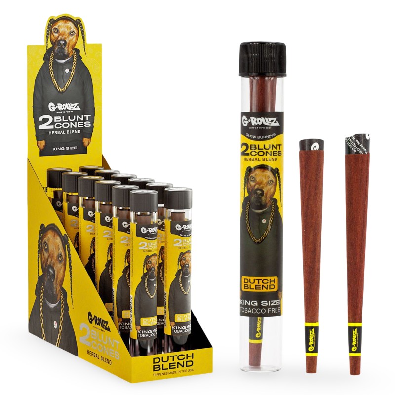 G-Rollz Terpene Infused Cones The Dog "Dutch Blend" G-Rollz Produits