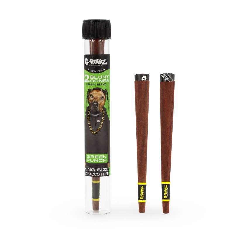 G-Rollz Terpene Infused Cones The Dog "Green Punch" G-Rollz Produits