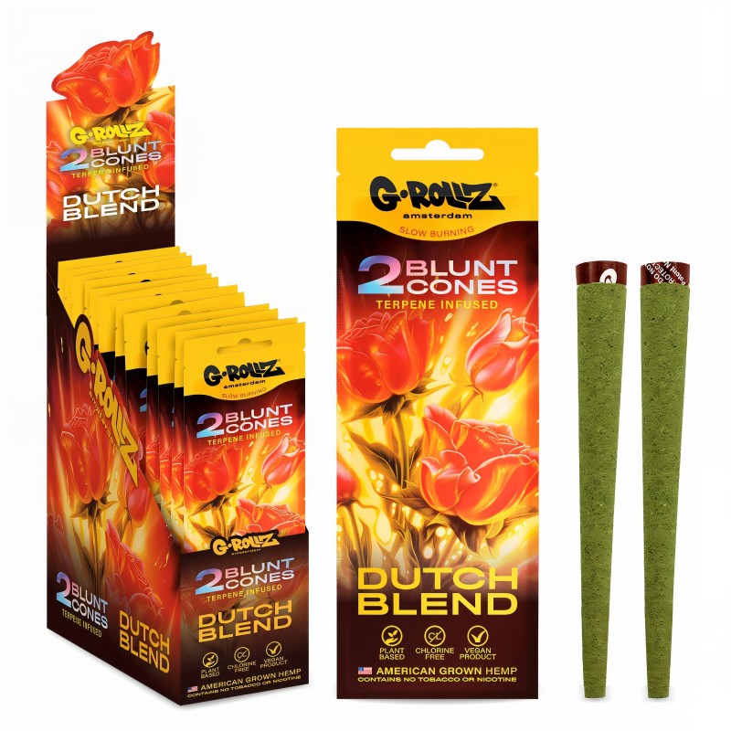 G-Rollz Terpene Infused Cones "Dutch Blend G-Rollz Products