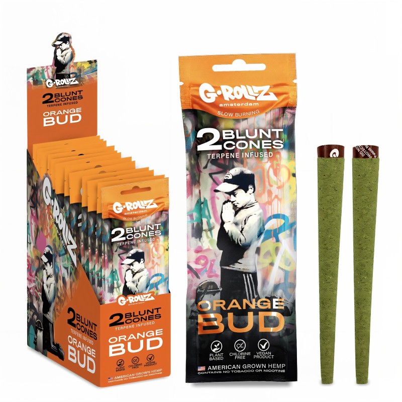 G-Rollz Terpene Infused Cones Banksy's "Orange Bud" G-Rollz Produkte
