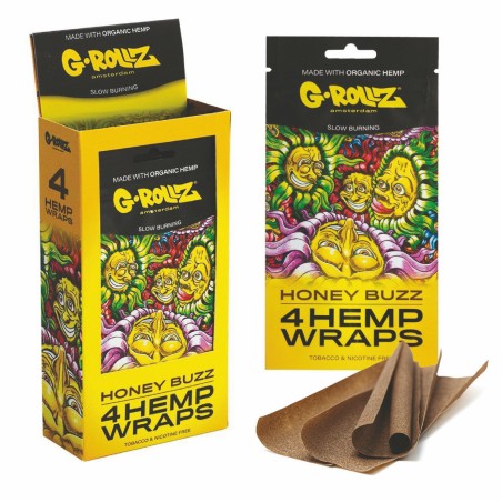 G-Rollz Hemp Wraps "Honey Buzz" (Honig-Buzz) G-Rollz Produkte